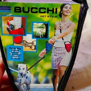 Bucchi hold all bag with leash purple